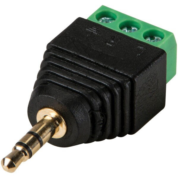 Main product image for 3.5mm Male to Screw Terminal Connector 090-110